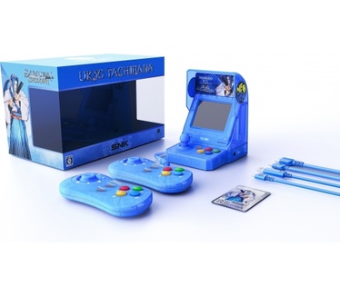 Retro-bit Neo Geo Mini Samurai Shodown Limited Edition Bundle - Blue