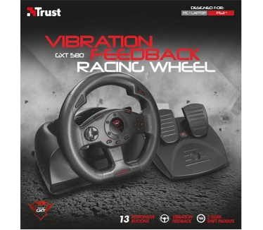 Trust GXT 580 Vibration Feedback Racing Wheel