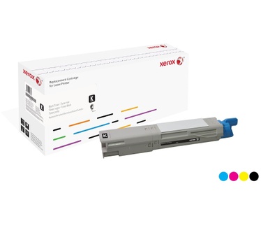 Xerox Zwarte toner cartridge. Gelijk aan Oki 43459324. Compatibel met Oki C3520 MFP/C3530 MFP, MC350/MC360