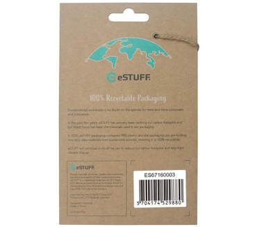 eStuff 100% Biodegradable case for iPhone 13 Pro (iPhone 13 Pro) Zwart