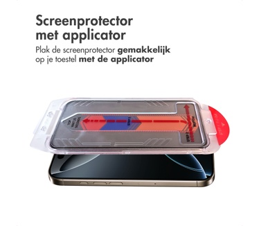 Accezz Gehard Glas Privacy Screenprotector + Applicator