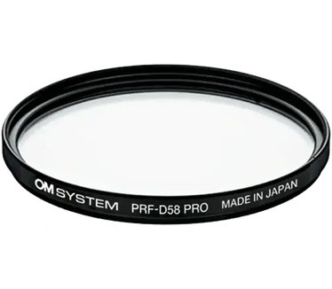 OM System PRF-D58 MFT Pro beschermfilter, geschikt voor Olympus M.ZUIKO lenzen (75 mm F1.8, 12-45 mm Pro, 14-150 mm, 40-150 mm F4-5,6, 75-300 mm)