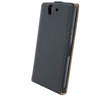 Mobiparts Mobiparts Premium Flip Case Sony Xperia Z Black