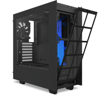 NZXT S340 Colour Edition Zwart/Blauw