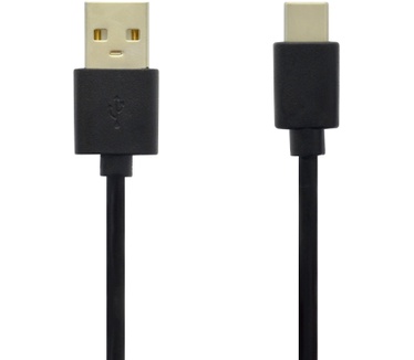 Grab 'n Go USB-C naar USB-A kabel 2m - Zwart