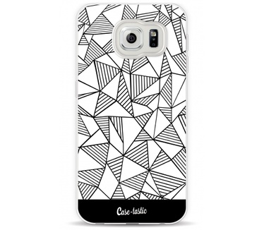 Casetastic Softcover Samsung Galaxy S6 - Abstraction Lines White