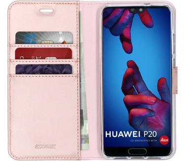 Accezz Wallet Softcase Bookcase Huawei P20 (P20) Roze