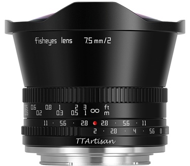 TTArtisan APS-C 7.5mm F2 Fisheye