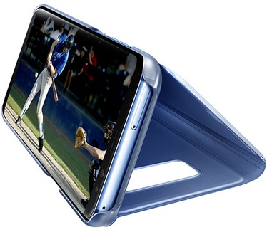 Samsung Galaxy S8 Clear View Cover Blauw  Blauw