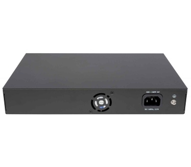 Intellinet 8-Port Gigabit Ethernet PoE+ Switch with 2 RJ45 Gigabit Uplink Ports and LCD Screen, LCD Display, IEEE 802.3at/af Power over Ethernet (PoE+/PoE) Compliant, 130 W, Endspan, 19" Rackmount (Euro 2-pin plug)