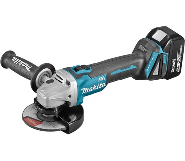 Makita DGA506RTJ (met 2 accu's)