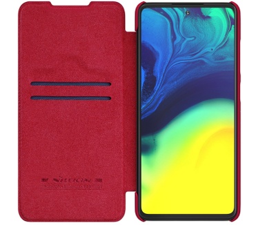Nillkin Qin PU Leather Book Case - Samsung Galaxy A52 - Rood Rood