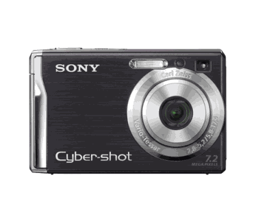 Sony Cybershot DSC-W80  Zwart