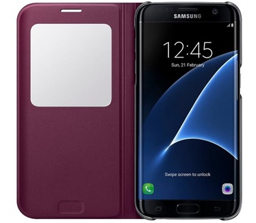 Samsung Galaxy S7 edge S-View Cover  Rood