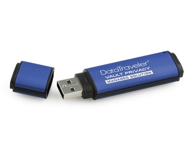 Kingston DataTraveler Vault Privacy Managed 4GB Blauw