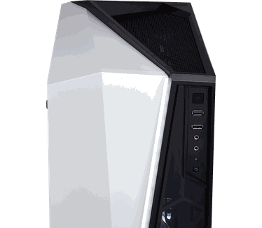 Corsair Carbide Carbide Series® SPEC-OMEGA Tempered Glass Mid-Tower ATX Gaming Case - Black/White