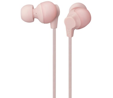 JVC , HA-FX22W-P-U in-ear hoofdtelefoon, draadloos, met luchtkussens, voor een veilige en comfortabele pasvorm, roze