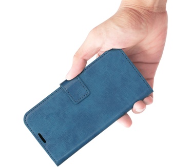 Mobiparts Classic Wallet Case Samsung Galaxy S24 Steel Blue