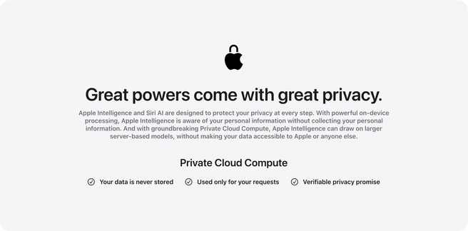 Apple Siri AI Private Cloud Compute