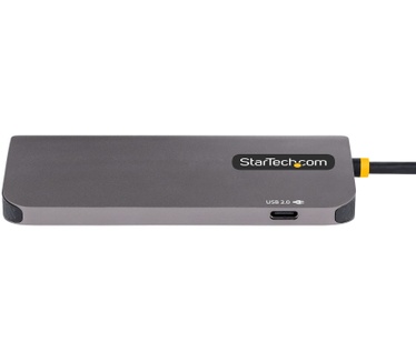 Startech.com USB C Multiport Adapter, 4K 60Hz HDMI Video Adapter, 3 Port 5Gbps USB-A 3.2 Hub, 100W Power Delivery Pass-Through, GbE, 30cm Kabel, USB Type-C Ethernet Adapter, Travel Dock, Laptop Docking Station