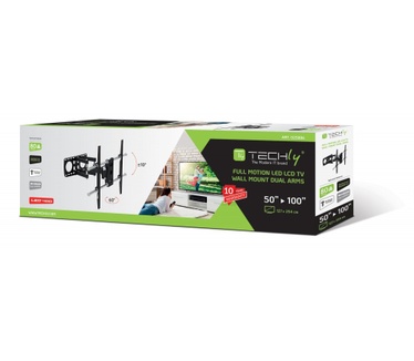 Techly Wall Support for LCD LED 50-100" Full Motion Black ICA-PLB 180L