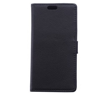 qMust Samsung Galaxy J5 wallet case - hoesje met stand - Black