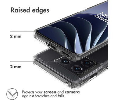 Accezz Xtreme Impact Backcover OnePlus 10 Pro - Transparant