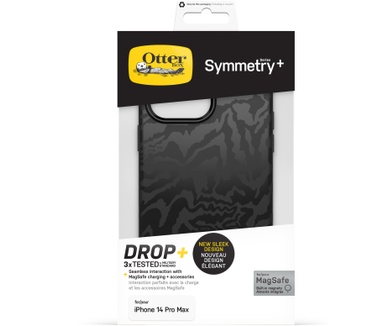 Otterbox OtterBox Symmetry+ hoesje voor iPhone 14 Pro Max met MagSafe, schokbestendig, valbestendig, dun beschermend hoesje, 3x getest volgens militaire standaard, Antimicrobieel, Rebel
