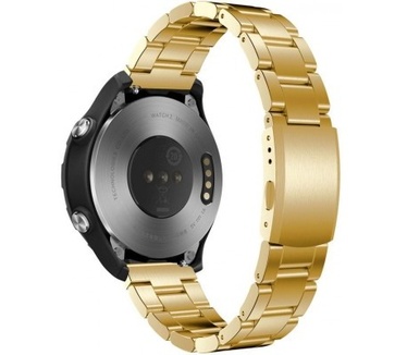 qMust Metalen armband voor Huawei Watch 2 Classic Goud