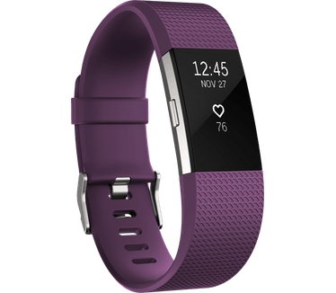 Fitbit Charge 2 - Plum/Silver (S)