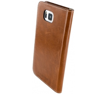 Mobiparts Excellent Wallet Case Samsung Galaxy Alpha Oaked Cognac