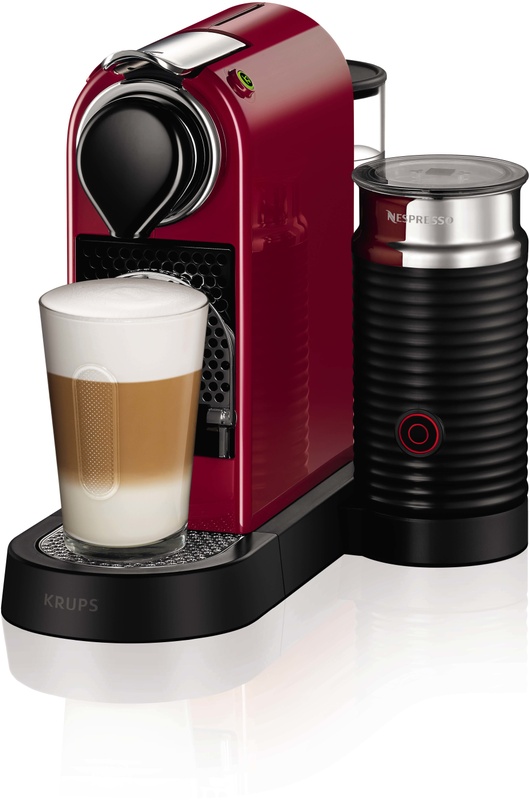 Krups Nespresso CitiZ & Milk - Cherry Red XN7605 ...