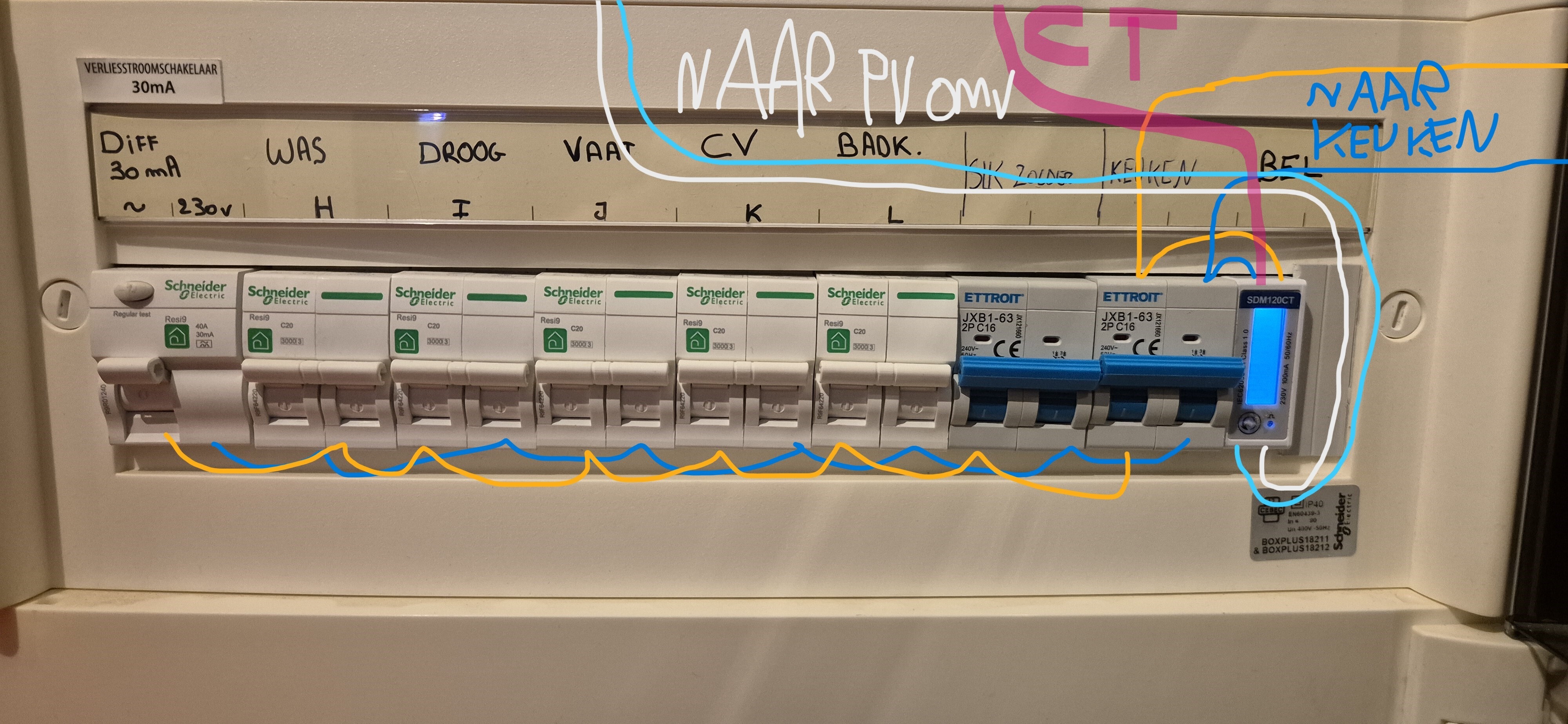 Ct meter aansluiting - Duurzame energie en installaties - GoT