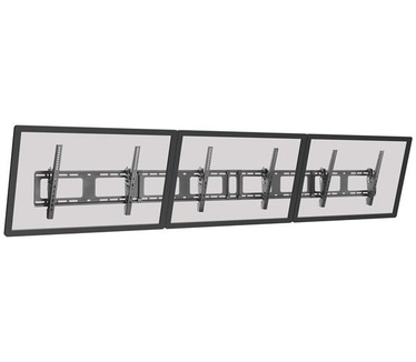 Startech.com TV beugel voor drie schermen horizontaal digitale signage steun