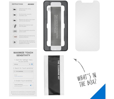 Accezz Glass Screenprotector + Applicator iPhone 12 Pro Max
