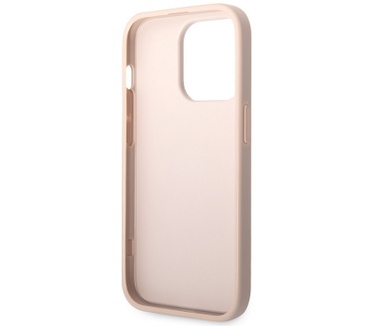 Guess 4G Metal Logo Back Case Apple iPhone 15 Pro (6.1") - Roze Roze