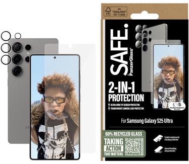 PanzerGlass SAFE. by PanzerGlass® 2-in-1 Bundle Samsung Galaxy S25 Ultra