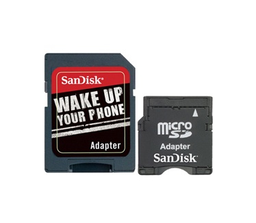 Sandisk MicroSD/SDHC/MiniSD Adapter set