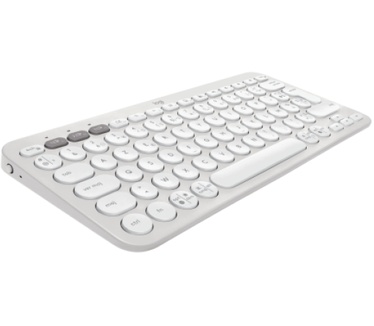 Logitech Pebble Keys 2 K380s, Azerty FR, Wit