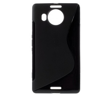 qMust S-Style TPU Case Microsoft Lumia 950 XL - zacht rubberen hoes - zwart