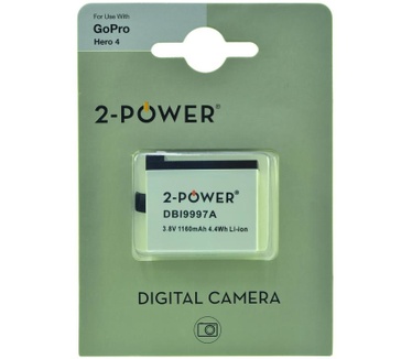 2-Power Camera Battery 3.8V 1160mAh 4.4Wh
