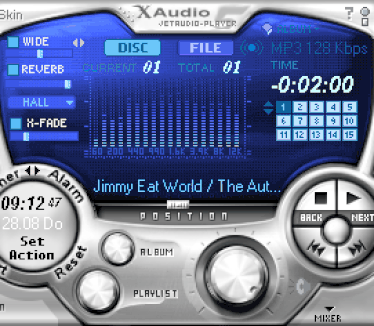 jetAudio Player met XAudio skin
