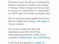Prijsverhoging App Store e-mail. Bron, iCulture