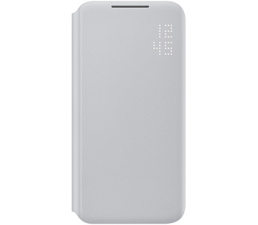 Samsung Galaxy S22 (S901) - LED Wallet Case Grijs