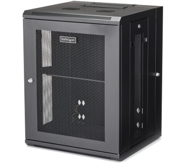 Startech.com 15U Serverkast rack wand monteerbaar diepte tot 20" / 50 cm scharnierende behuizing
