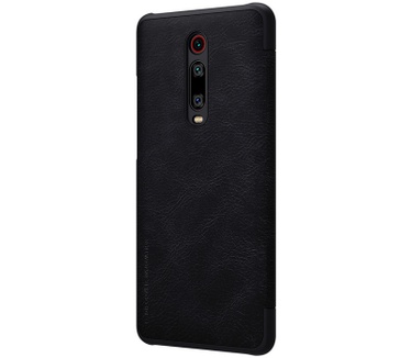 Nillkin Qin PU Leather Book Case - Xiaomi Mi 9T/Mi 9T Pro - Zwart Zwart