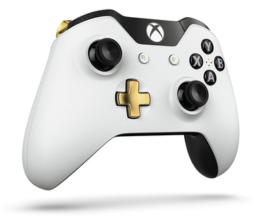 Microsoft Xbox One Special Edition Lunar White Goud, Wit