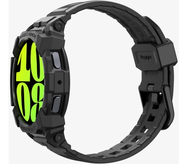 Spigen Rugged Armor Pro Case Samsung Galaxy Watch7 40mm Zwart