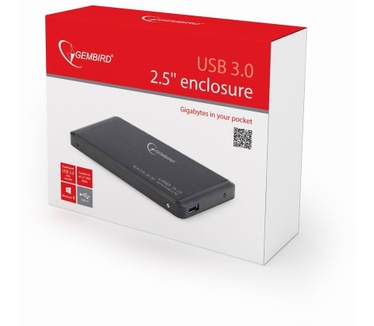 Gembird EE2-U3S-2 - Storage enclosure - 3.5" - SATA 3Gb/s - 300 MBps