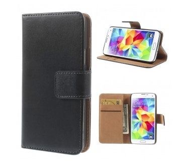 qMust Samsung Galaxy S5 Mini Wallet Case - Black